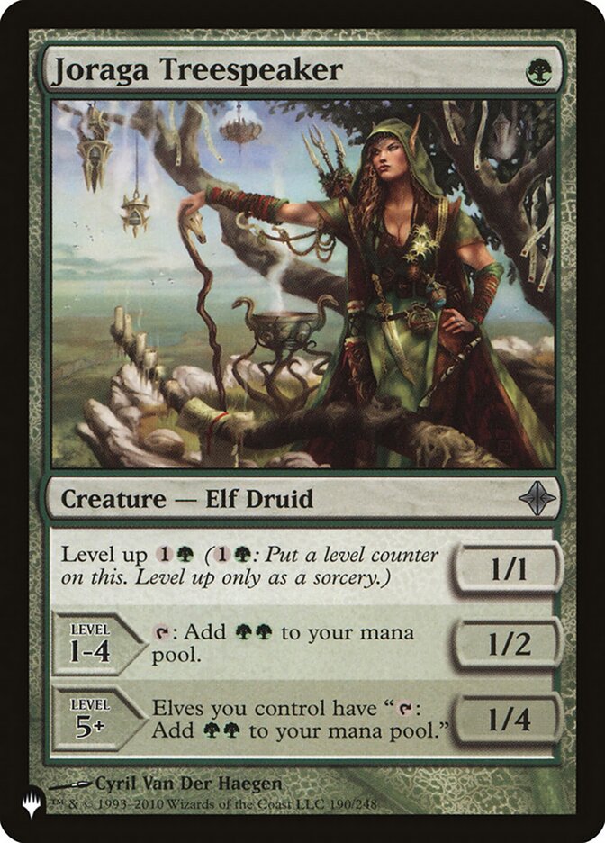 Joraga Treespeaker [The List] | Jomio and Rueliete's Cards and Comics
