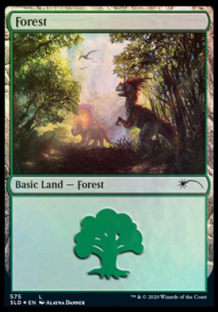 Forest (Dinosaurs) (575) [Secret Lair Drop Promos] | Jomio and Rueliete's Cards and Comics