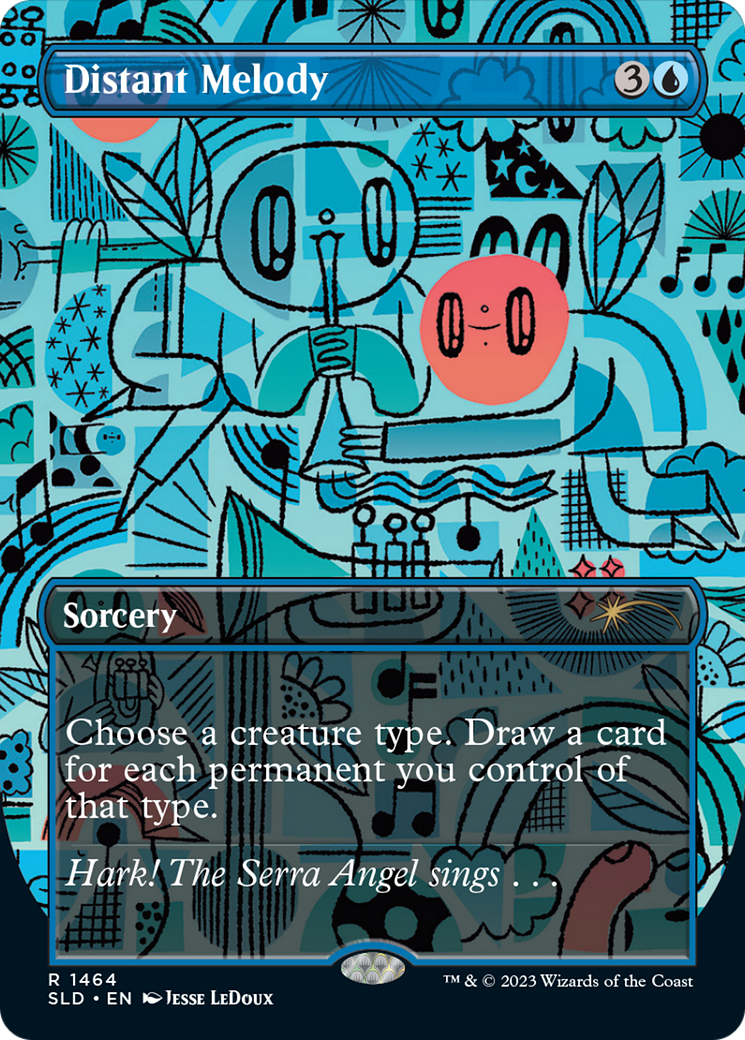 Distant Melody (Rainbow Foil) [Secret Lair Drop Series] | Jomio and Rueliete's Cards and Comics