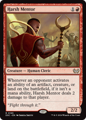 Harsh Mentor [Duskmourn: House of Horror Commander] | Jomio and Rueliete's Cards and Comics