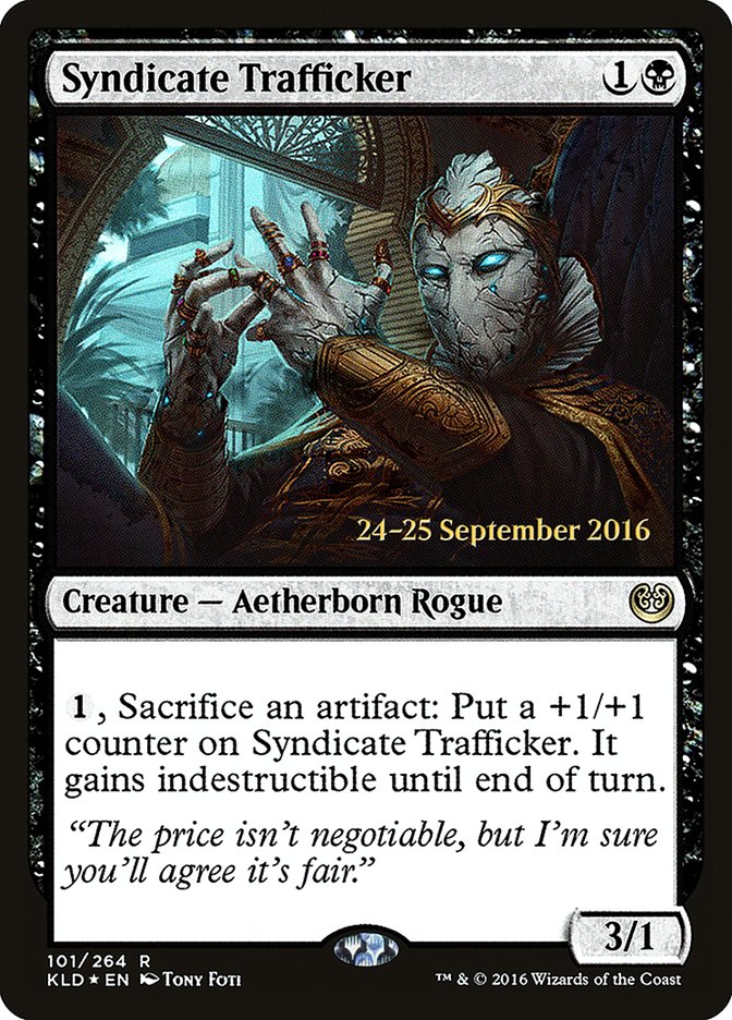 Syndicate Trafficker [Kaladesh Prerelease Promos] | Jomio and Rueliete's Cards and Comics