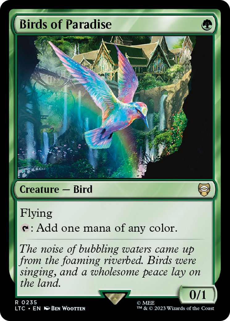Birds of Paradise [The Lord of the Rings: Tales of Middle-Earth Commander] | Jomio and Rueliete's Cards and Comics