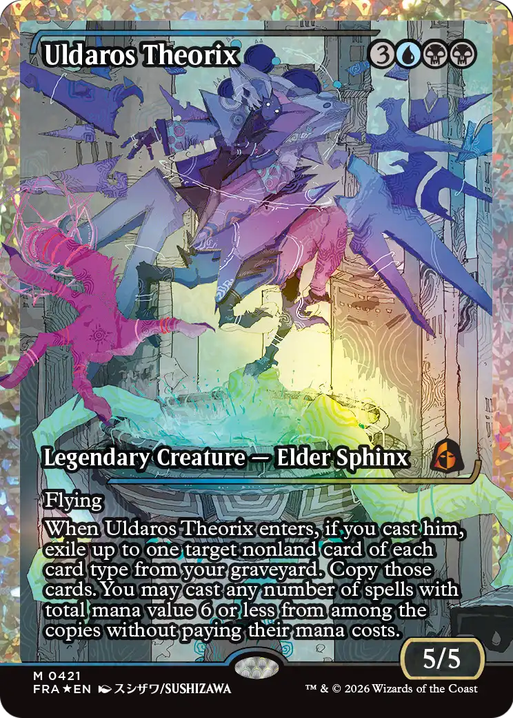 Uldaros Theorix (Showcase) (Fracture Foil) (0421) [Reality Fracture] | Jomio and Rueliete's Cards and Comics