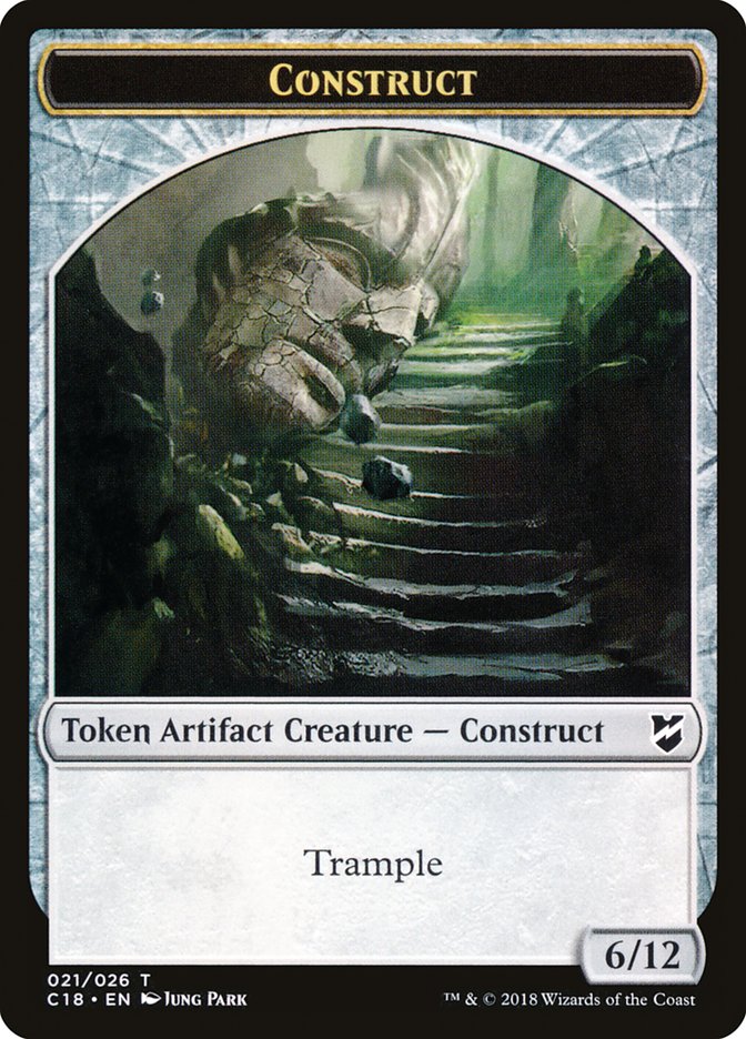 Construct Token (021/026) [Commander 2018 Tokens] | Jomio and Rueliete's Cards and Comics