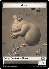 Mouse // Food (0013) Double-Sided Token [Wilds of Eldraine Tokens] | Jomio and Rueliete's Cards and Comics