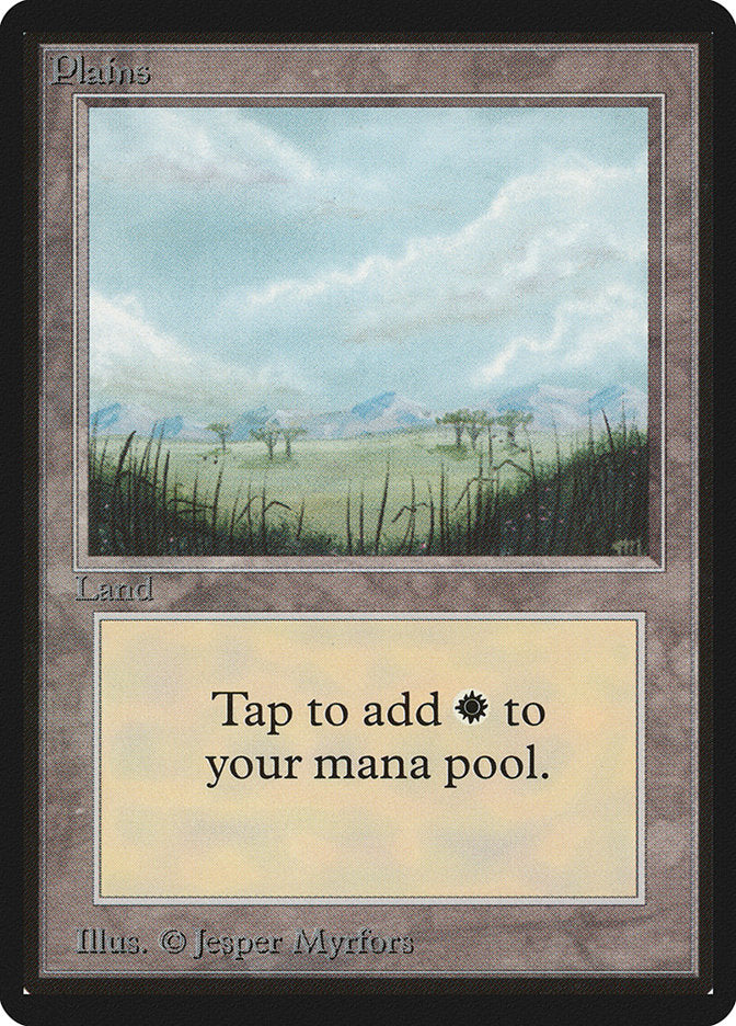 Plains (289) [Beta Edition] | Jomio and Rueliete's Cards and Comics