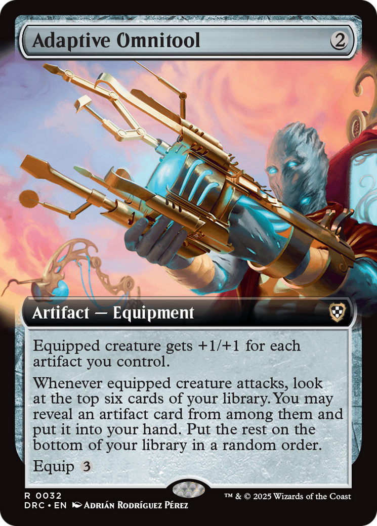 Adaptive Omnitool (Extended Art) [Aetherdrift Commander] | Jomio and Rueliete's Cards and Comics