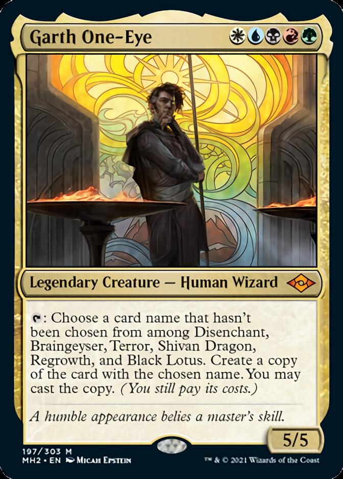 Garth One-Eye [Modern Horizons 2] | Jomio and Rueliete's Cards and Comics