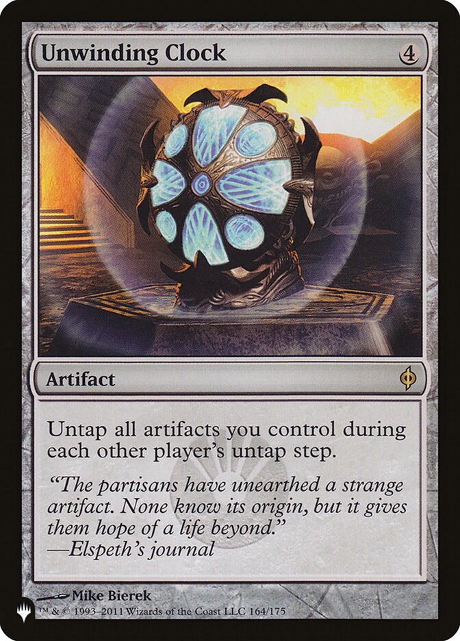 Unwinding Clock [The List] | Jomio and Rueliete's Cards and Comics
