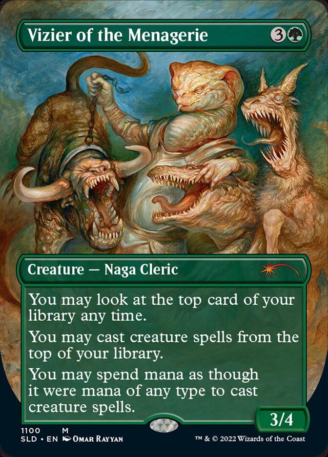 Vizier of the Menagerie (Borderless) [Secret Lair Drop Series] | Jomio and Rueliete's Cards and Comics