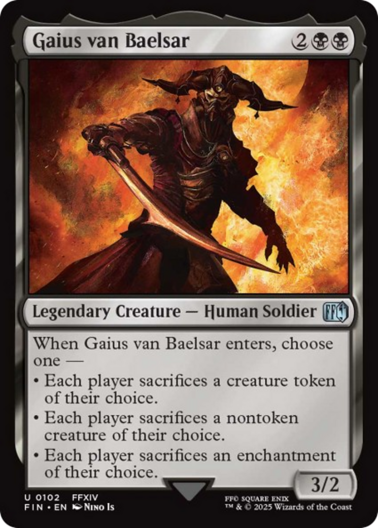 Gaius van Baelsar [FINAL FANTASY] | Jomio and Rueliete's Cards and Comics