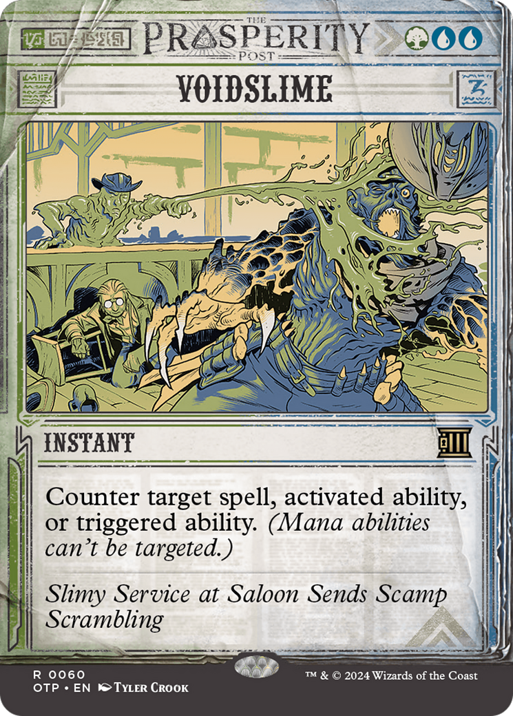 Voidslime [Outlaws of Thunder Junction: Breaking News] | Jomio and Rueliete's Cards and Comics