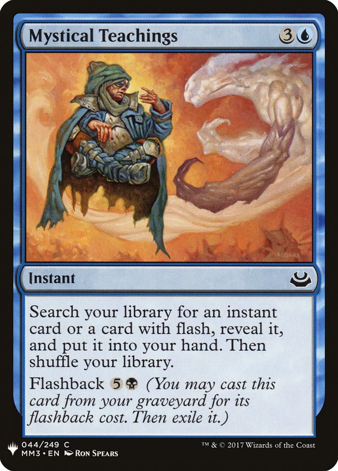 Mystical Teachings [Mystery Booster] | Jomio and Rueliete's Cards and Comics