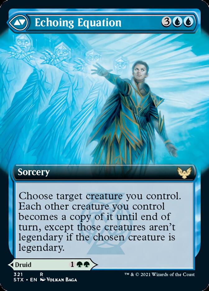 Augmenter Pugilist // Echoing Equation (Extended Art) [Strixhaven: School of Mages] | Jomio and Rueliete's Cards and Comics