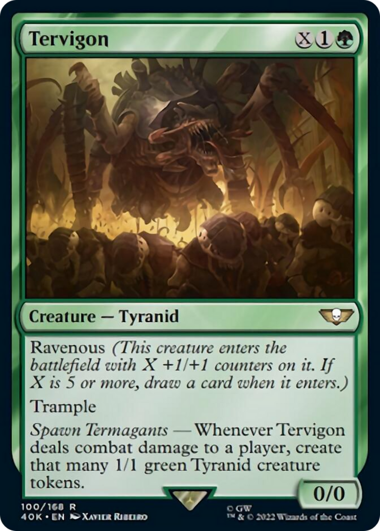 Tervigon (Surge Foil) [Warhammer 40,000] | Jomio and Rueliete's Cards and Comics