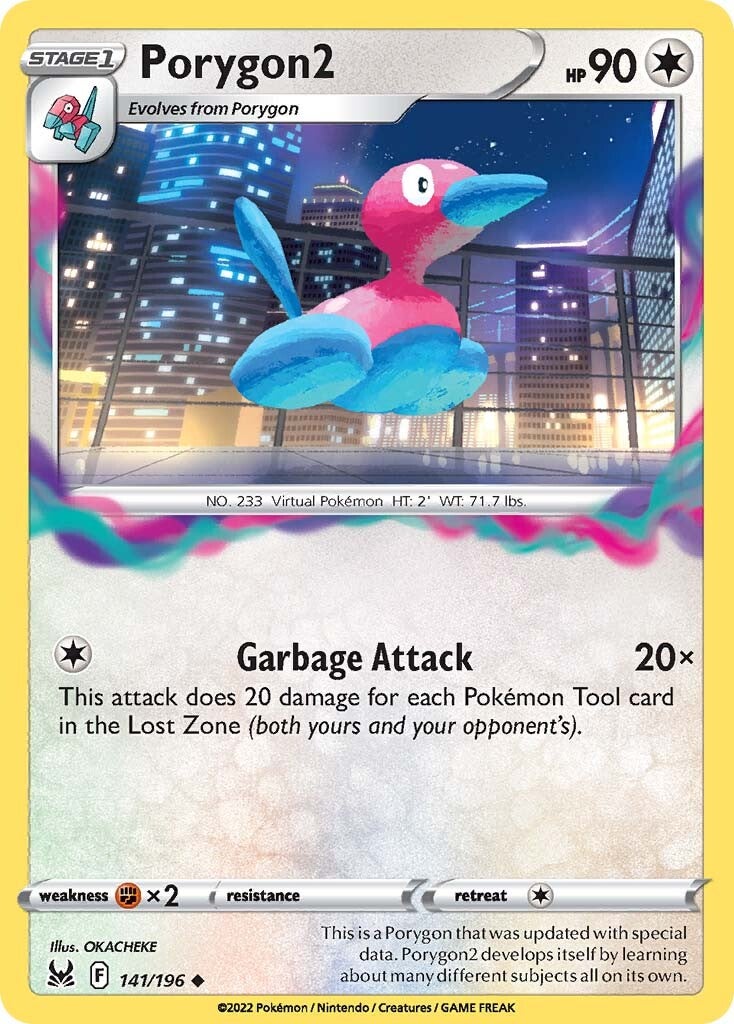 Porygon2 (141/196) [Sword & Shield: Lost Origin] | Jomio and Rueliete's Cards and Comics
