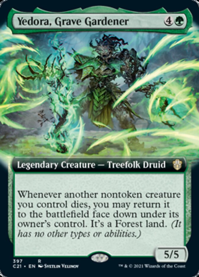 Yedora, Grave Gardener (Extended Art) [Commander 2021] | Jomio and Rueliete's Cards and Comics