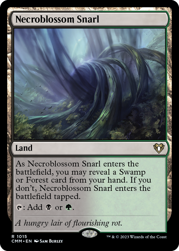 Necroblossom Snarl [Commander Masters] | Jomio and Rueliete's Cards and Comics