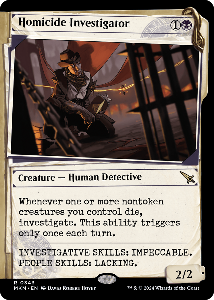 Homicide Investigator (Showcase) [Murders at Karlov Manor] | Jomio and Rueliete's Cards and Comics