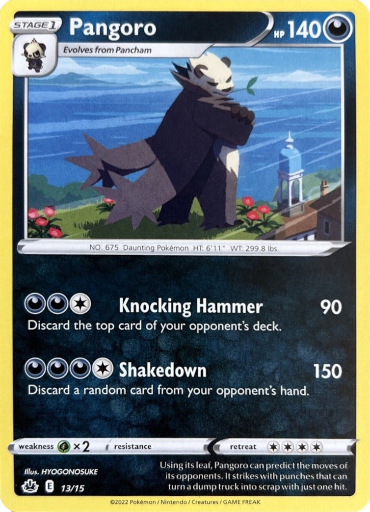 Pangoro (13/15) [McDonald's Promos: Match Battle] | Jomio and Rueliete's Cards and Comics