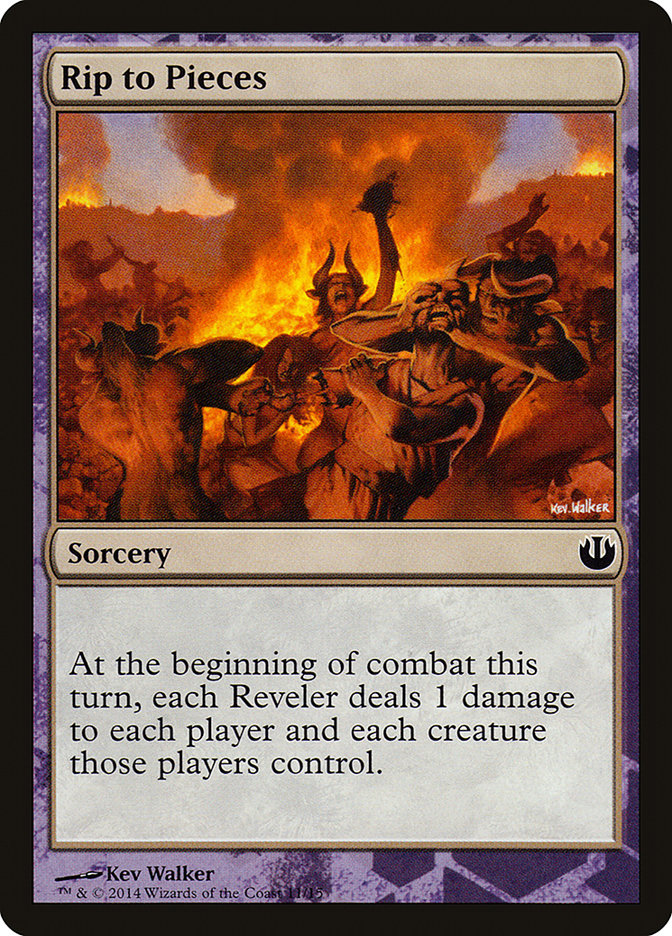 Rip to Pieces [Journey into Nyx Defeat a God] | Jomio and Rueliete's Cards and Comics