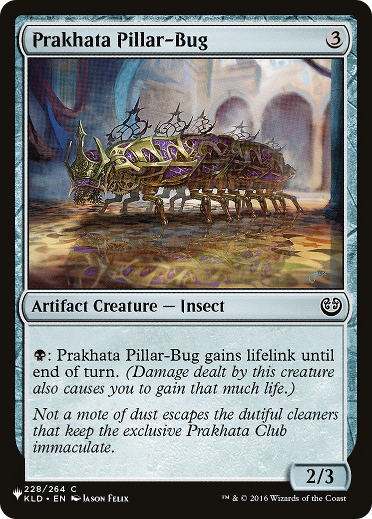 Prakhata Pillar-Bug [The List] | Jomio and Rueliete's Cards and Comics