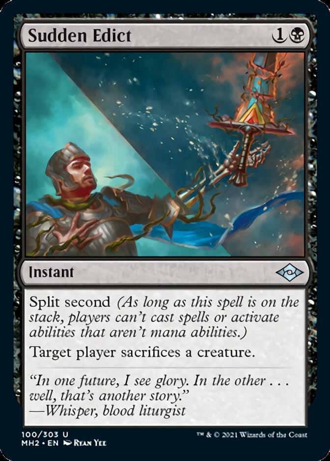Sudden Edict [Modern Horizons 2] | Jomio and Rueliete's Cards and Comics