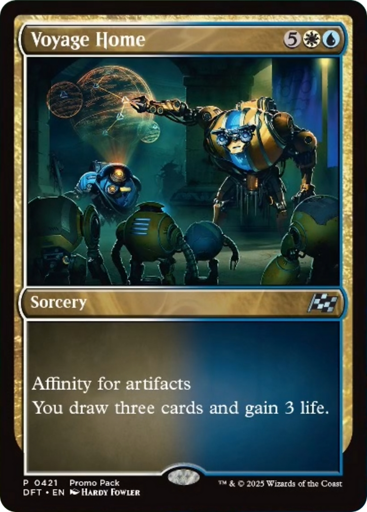 Voyage Home (Promo Pack) [Aetherdrift Promos] | Jomio and Rueliete's Cards and Comics