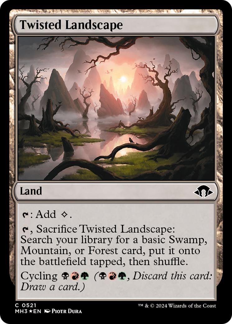 Twisted Landscape (Ripple Foil) [Modern Horizons 3] | Jomio and Rueliete's Cards and Comics