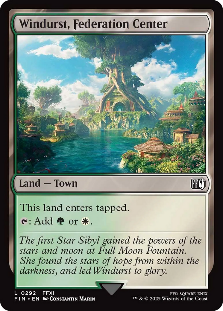 Windurst, Federation Center [FINAL FANTASY] | Jomio and Rueliete's Cards and Comics