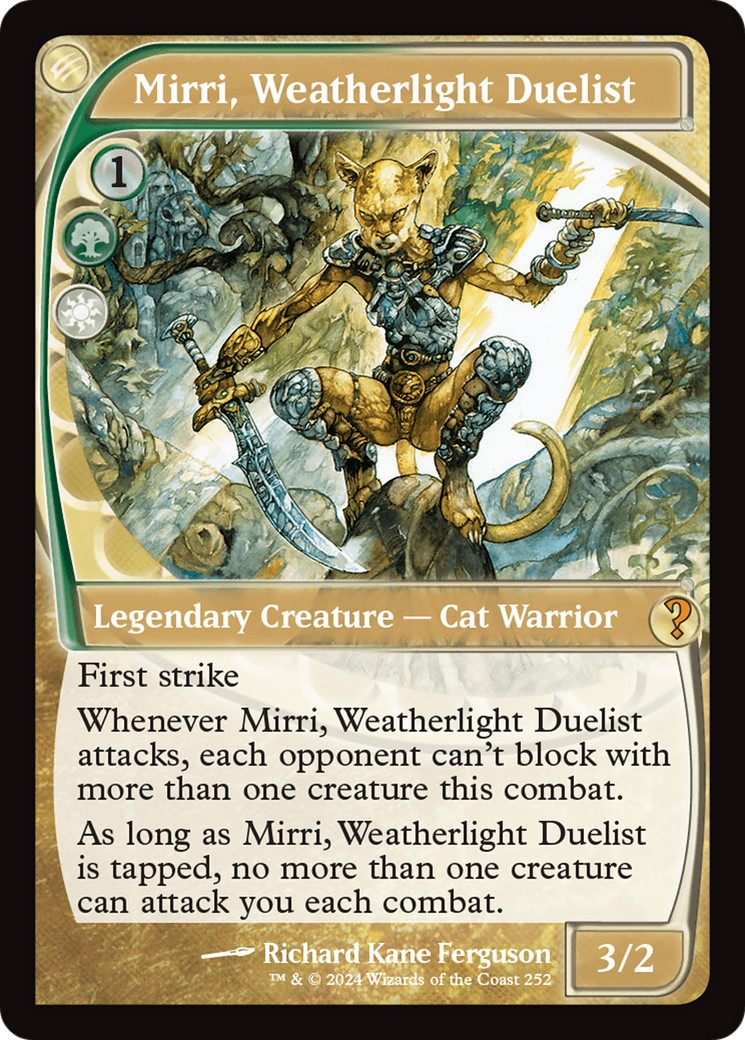 Mirri, Weatherlight Duelist (Future Sight) [Mystery Booster 2] | Jomio and Rueliete's Cards and Comics