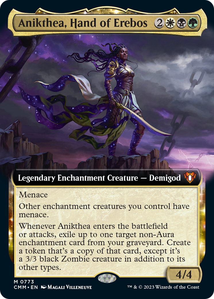 Anikthea, Hand of Erebos (Extended Art) [Commander Masters] | Jomio and Rueliete's Cards and Comics
