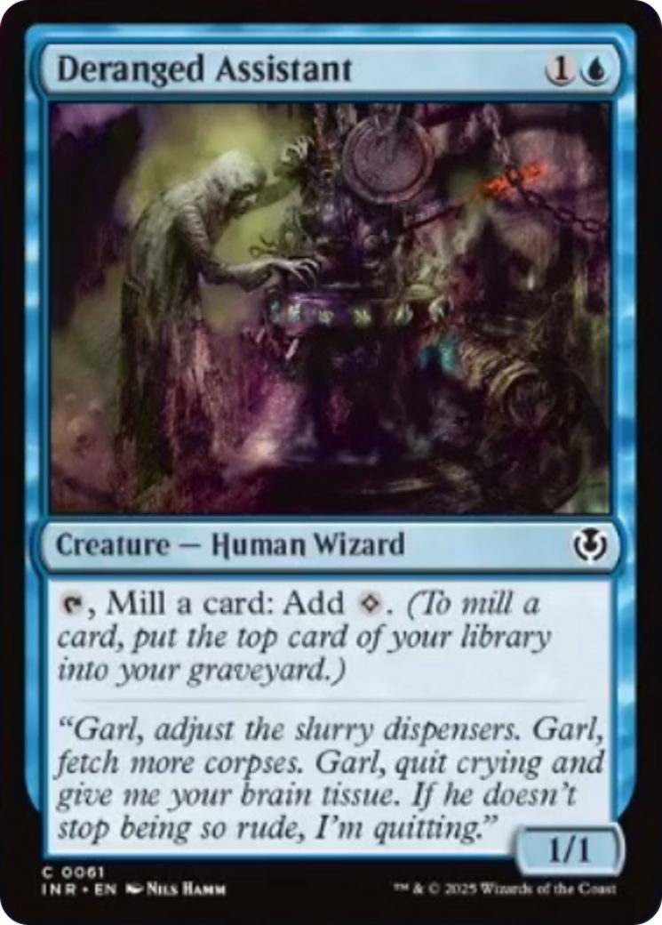 Deranged Assistant [Innistrad Remastered] | Jomio and Rueliete's Cards and Comics