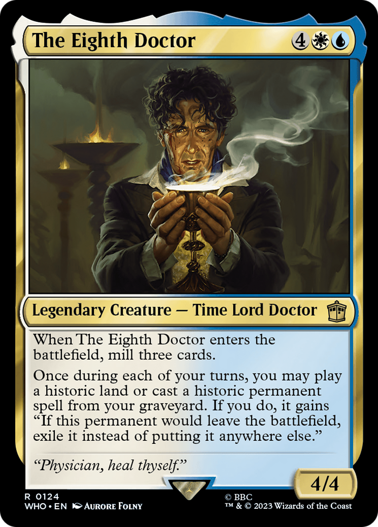 The Eighth Doctor [Doctor Who] | Jomio and Rueliete's Cards and Comics