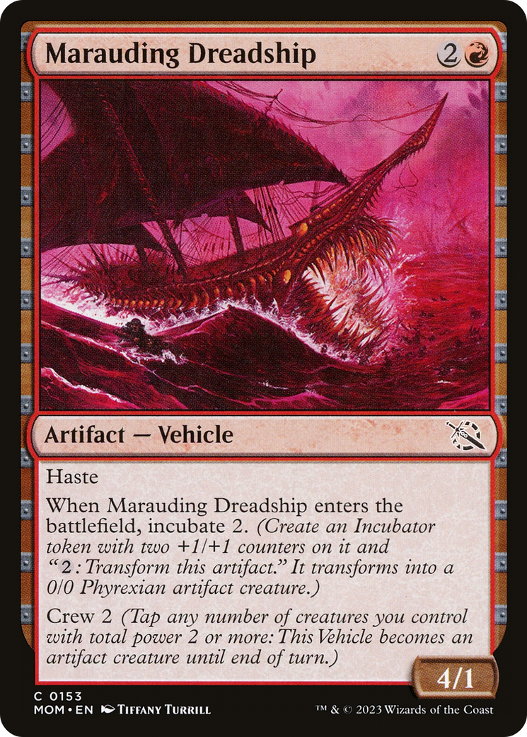 Marauding Dreadship [March of the Machine] | Jomio and Rueliete's Cards and Comics