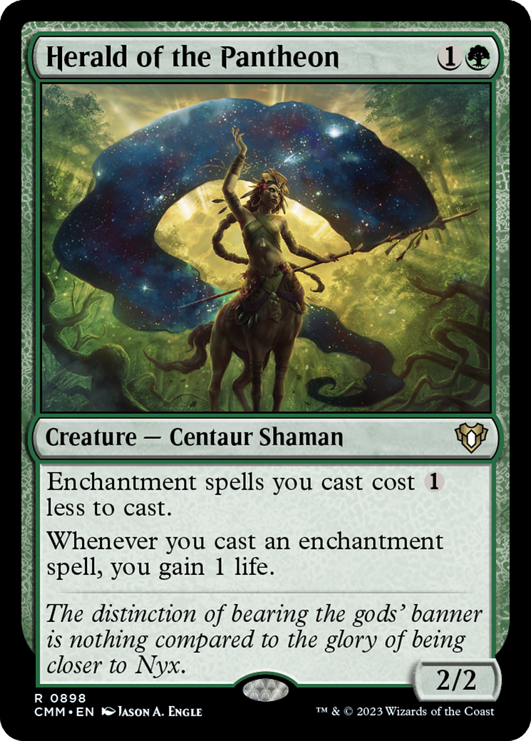 Herald of the Pantheon [Commander Masters] | Jomio and Rueliete's Cards and Comics