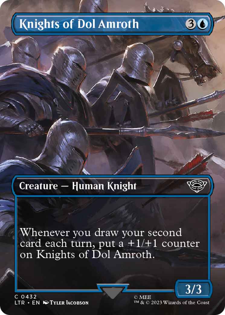 Knights of Dol Amroth (Borderless Alternate Art) [The Lord of the Rings: Tales of Middle-Earth] | Jomio and Rueliete's Cards and Comics