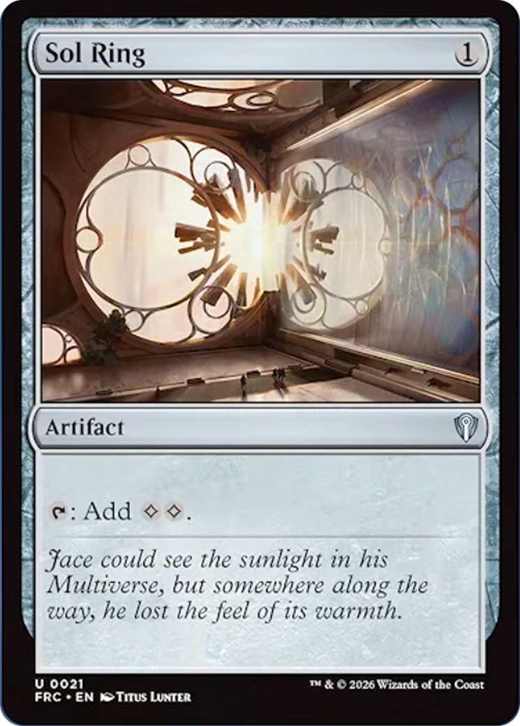 Sol Ring [Reality Fracture Commander] | Jomio and Rueliete's Cards and Comics