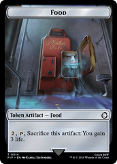 Food (0014) // Human Soldier Double-Sided Token [Fallout Tokens] | Jomio and Rueliete's Cards and Comics