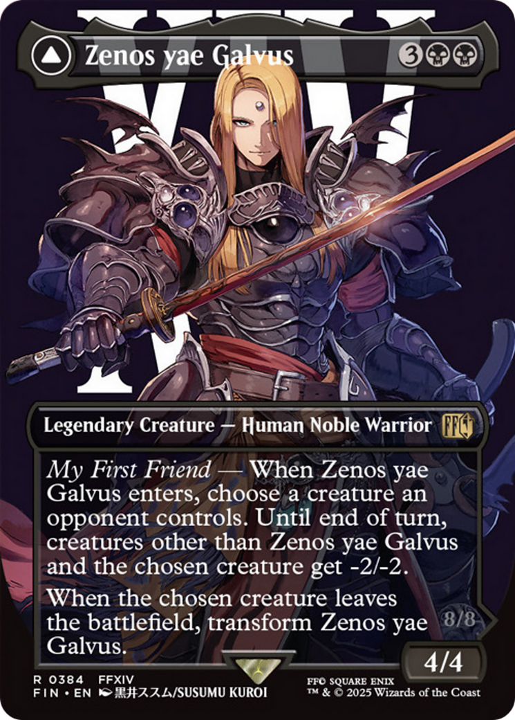 Zenos yae Galvus // Shinryu, Transcendent Rival (Borderless) [FINAL FANTASY] | Jomio and Rueliete's Cards and Comics