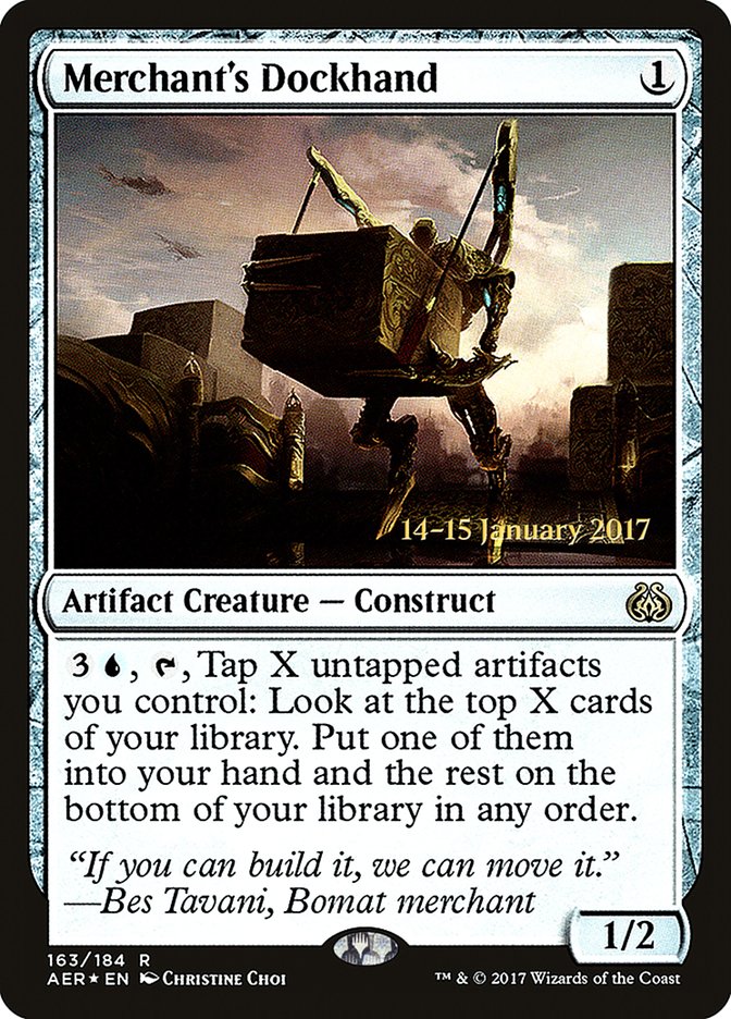 Merchant's Dockhand [Aether Revolt Prerelease Promos] | Jomio and Rueliete's Cards and Comics
