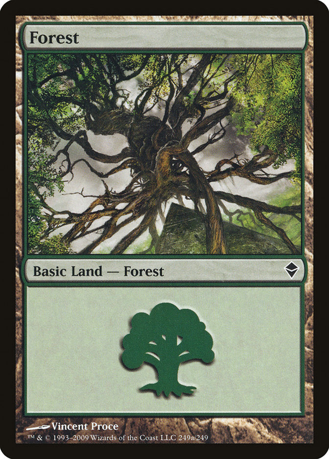 Forest (249a) [Zendikar] | Jomio and Rueliete's Cards and Comics