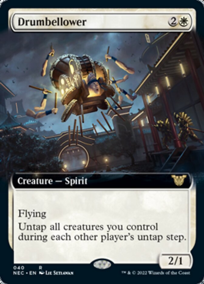 Drumbellower (Extended Art) [Kamigawa: Neon Dynasty Commander] | Jomio and Rueliete's Cards and Comics