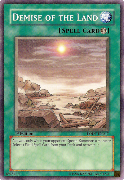 Demise of the Land [LODT-EN047] Common | Jomio and Rueliete's Cards and Comics