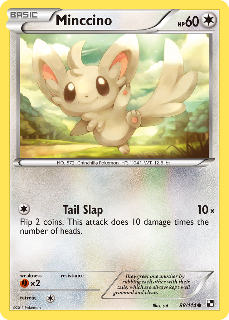 Minccino (88/114) [Black & White: Base Set] | Jomio and Rueliete's Cards and Comics
