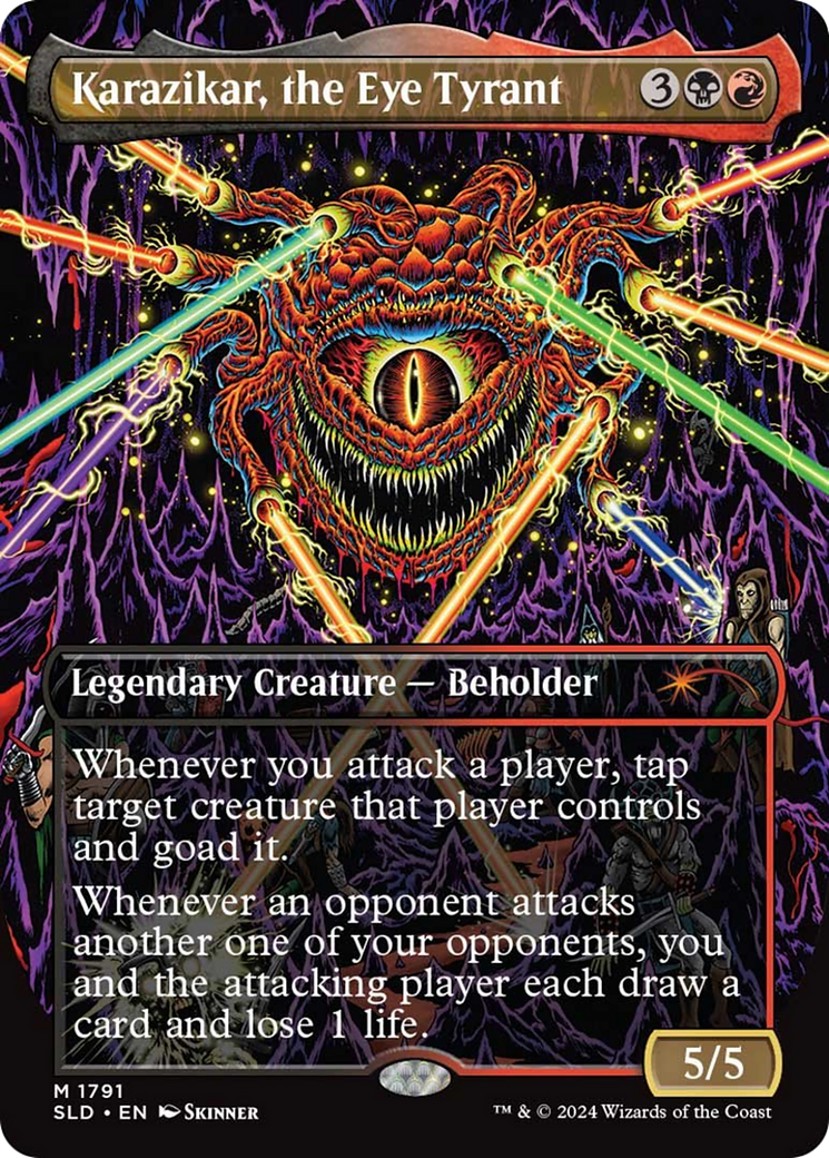 Karazikar, the Eye Tyrant (Rainbow Foil) [Secret Lair Drop Series] | Jomio and Rueliete's Cards and Comics