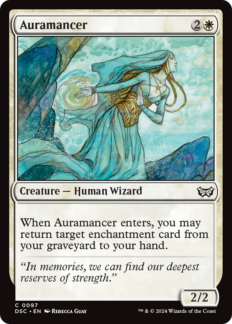 Auramancer [Duskmourn: House of Horror Commander] | Jomio and Rueliete's Cards and Comics