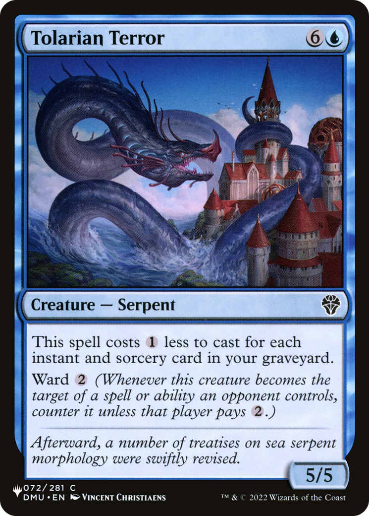 Tolarian Terror [The List] | Jomio and Rueliete's Cards and Comics