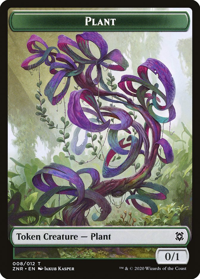 Plant Token [Zendikar Rising Tokens] | Jomio and Rueliete's Cards and Comics