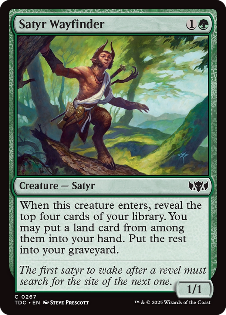 Satyr Wayfinder [Tarkir: Dragonstorm Commander] | Jomio and Rueliete's Cards and Comics